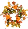 Couronne d'automne avec citrouilles Ø25 cm Voir les images du produit 1
