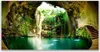 Glasbilder 120x60 Wandbild Druck auf Glas Wasserfall Produktbild-Vorschau 1