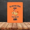 Blindes Huhn Metallschild in 15x20 cm mit Spruch Produktbild-Vorschau 4