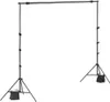 A photography backdrop stand with two weighted bags for stability, set against a white background. Náhľad obrázku produktu