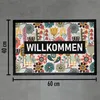 Trendation - Willkommen Fußmatte Grafik Schmutzfangmatte Produktbild-Vorschau 4