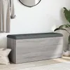 vidaXL Lavice s úložným prostorem Grey Sonoma 102x42x45 cm Náhled obrázku produktu 3