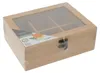 Dekorative Teedose aus Holz 21x16 cm Produktbild-Vorschau 8