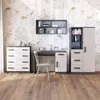 A child's bedroom with furniture and wallpaper. Náhled obrázku produktu