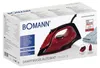 The image shows the retail packaging of a Bomann steam iron. Anteprima dell’immagine prodotto