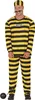 costume da galeotto giallo nero a righe per uomo taglia M - Anteprima dell’immagine prodotto 8