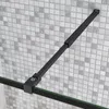 Schwarz Walkin Duschkabine 100x200cm unregelmäßige Form Produktbild-Vorschau 7