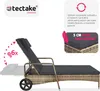 TecTake 404589, Šedá, Hnědá, Polyester, Kov, 120 kg, 15 kg Náhled obrázku produktu 5