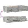The Living Store Tagesbett mit Schubladen Betongrau 75x190 Produktbild-Vorschau 8
