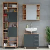 Badmöbel-Set Vicco Ilias Eiche 3 Teile, mit Unterschrank 60 Produktbild-Vorschau 4