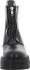 A close-up, front-facing view of a black boot with a prominent zipper. Anteprima dell’immagine prodotto