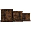 vidaXL Couchtische 3 Stk. Räuchereiche Holzwerkstoff Produktbild-Vorschau 7