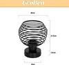ZMH Vintage Deckenleuchte Retro Schwarze Deckenlampe E27 Produktbild-Vorschau 7