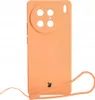 Bizon Silikonhülle Sq für VIVO X90 Pro, orange Produktbild-Vorschau 1
