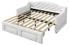 Merax Gepolstertes Tagesbett, Ausziehbar 90x200 bis 180x200 Produktbild-Vorschau 9