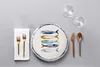 Teller, mediterran mit Sardinen-Motiv | Maritime Produktbild-Vorschau 3