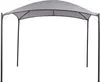 BELIANI Pergola in Grau 305 x 305 cm Schwarzer Rahmen für Produktbild-Vorschau 4
