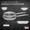 Set de 2 poêles de cuisson 24/28 cm en inox avec revêtement Voir les images du produit 3