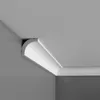 A corner of a room showing crown molding installed on the ceiling and wall. Náhled obrázku produktu