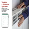 GoSmart Digitální teploměr s vlhkoměrem, bezdrátové čidlo, ZigBee EGS0102  Voir les images du produit