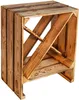 Geflammtes Holz-Weinregal 50x40x27cm, Serie X Produktbild-Vorschau 5