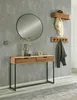 HAKU Wandgarderobe akazie, schwarz - Massivholz, Metall, Produktbild-Vorschau 8