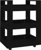 vidaXL Wózek kuchenny czarny 60x45x80 cm materiał Podgląd zdjęcia produktu 1