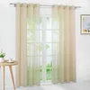 Gardinen Vorhänge Voile Gardine Transparent Dekoschal Uni Produktbild-Vorschau 2