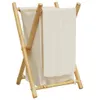 vidaXL Koš na prádlo krémově bílý 41,5x36x63,5 cm bambusový Náhled obrázku produktu 6