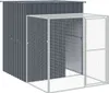 vidaXL Cage à poules avec enclos Anthracite 165x251x181 cm Voir les images du produit 1