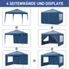 FCH 3x3M Pavillon Wasserdicht Pop up Faltpavillon Pavillon Produktbild-Vorschau 4