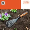 BLACK+DECKER Handrechen - 38.8 CM - Ergonomischer Griff - Produktbild-Vorschau 3