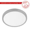 Plafoniera LED, acciaio argentato, bianco, P 28,5 cm Anteprima dell’immagine prodotto 10