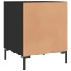 vidaXL Nachttische 2 Stk. Schwarz 40x40x50 cm Holzwerkstoff Produktbild-Vorschau 9