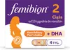 The image shows the packaging of Femibion 2, a prenatal vitamin supplement. Produktbild-Vorschau