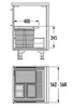 Hailo Allegro System 3x odpadkový kôš do kuchyne, vstavný, Náhľad obrázku produktu 13