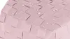 A close-up of a pink woven basket with water droplets on its surface. Produktbild-Vorschau