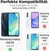Collage showing compatibility of a phone case with different Samsung Galaxy models. Produktbild-Vorschau
