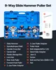 Extracteur de moyeu avant et arrière VEVOR, jeu d'outils Voir les images du produit 2