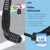 AARON AA-1013-01, cadenas à chaîne, noir, acier, nylon, Voir les images du produit 11
