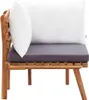 vidaXL Canapé d'angle de jardin avec coussins en bois Voir les images du produit 17