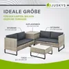 Juskys Polyrattan Lounge Santorini - Sitzecke mit Produktbild-Vorschau 6