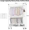 Homdox 90x 42x 205cm Porte-manteau, porte-manteau sur Voir les images du produit 11