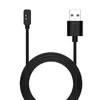 A black charging cable with a USB-A connector on one end and a magnetic charging connector on the other. Náhled obrázku produktu
