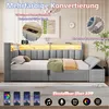 Letto imbottito multifunzione Merax, 90x200 cm, con Anteprima dell’immagine prodotto 7