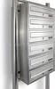 BITUXX Edelstahl Briefkastenanlage 6fach Silber MS-14416 Produktbild-Vorschau 2