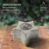 UNUS® Beton Feuersterne handgemacht mit Dauerdocht Sterne Produktbild-Vorschau 5