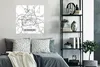 MuchoWow® Poster Karte - Regenburg - Stadtplan 75x75 cm - Produktbild-Vorschau 4