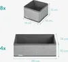 Navaris Aufbewahrungsboxen Organizer Ordnungssystem Produktbild-Vorschau 3