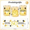 18Pcs Windlichter Tischdeko 50. Geburtstag - Deko 50. Produktbild-Vorschau 7